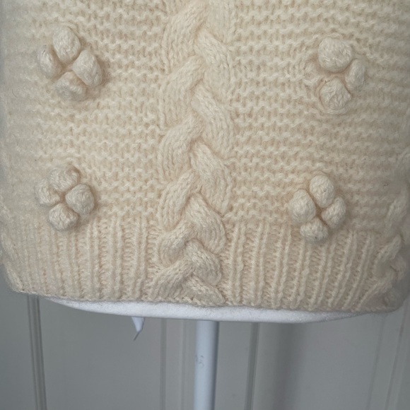Woolrich Chunky Knit Fairisle Sweater Wool Vintage Small Cottagecore Grandma Ski - Picture 9 of 11